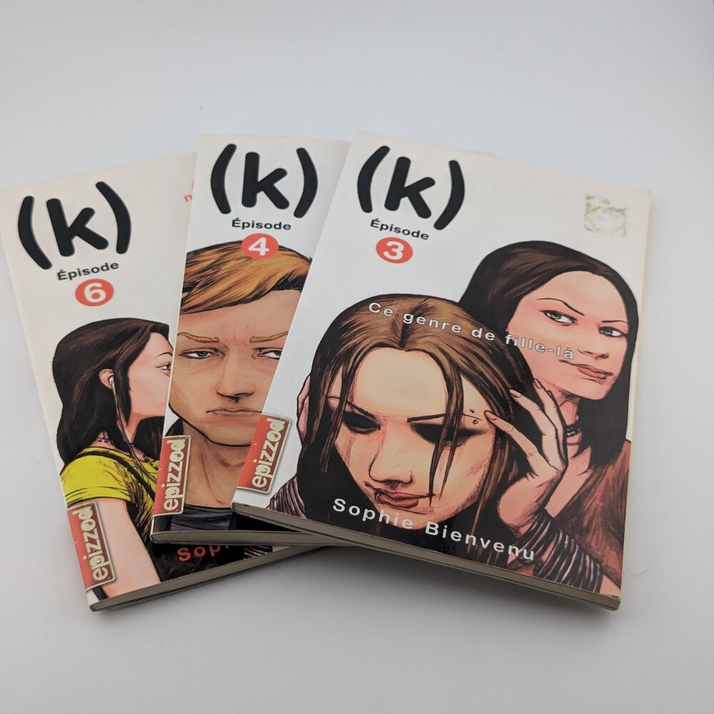 Bundle of 3 books of (k) French edition - Episodes 3-4-6 - Teen Fiction novel
